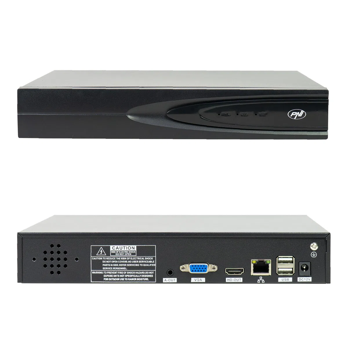 NVR PNI House IP816 con 16 Canali IP 5MP o 10 Canali 8MP 4K