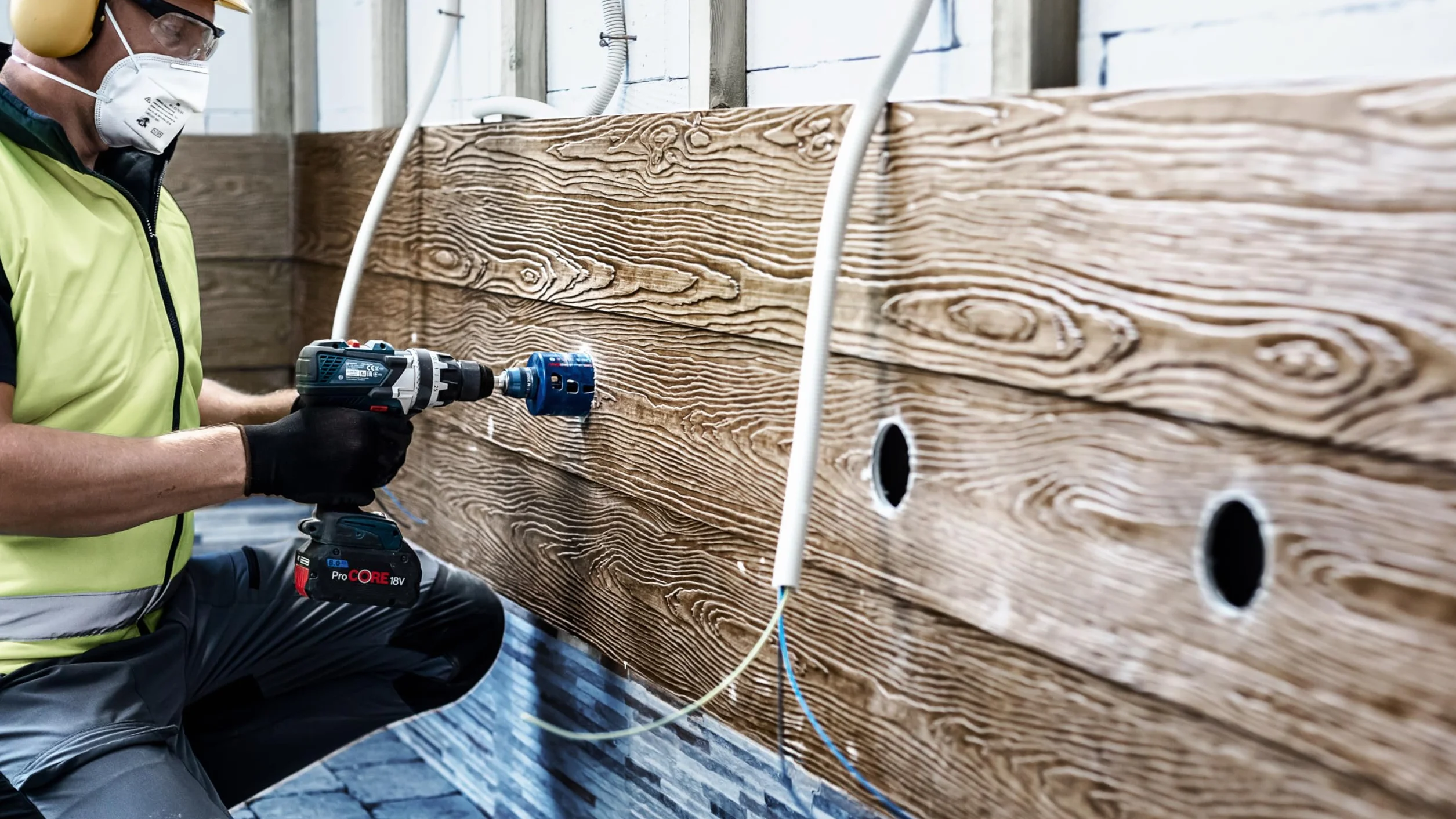 Bosch 1x Sega a tazza EXPERT Multi Material Power Change Plus (per Legno con metallo, Mattone, Ø 152 mm, Professional Accessorio Trapano)