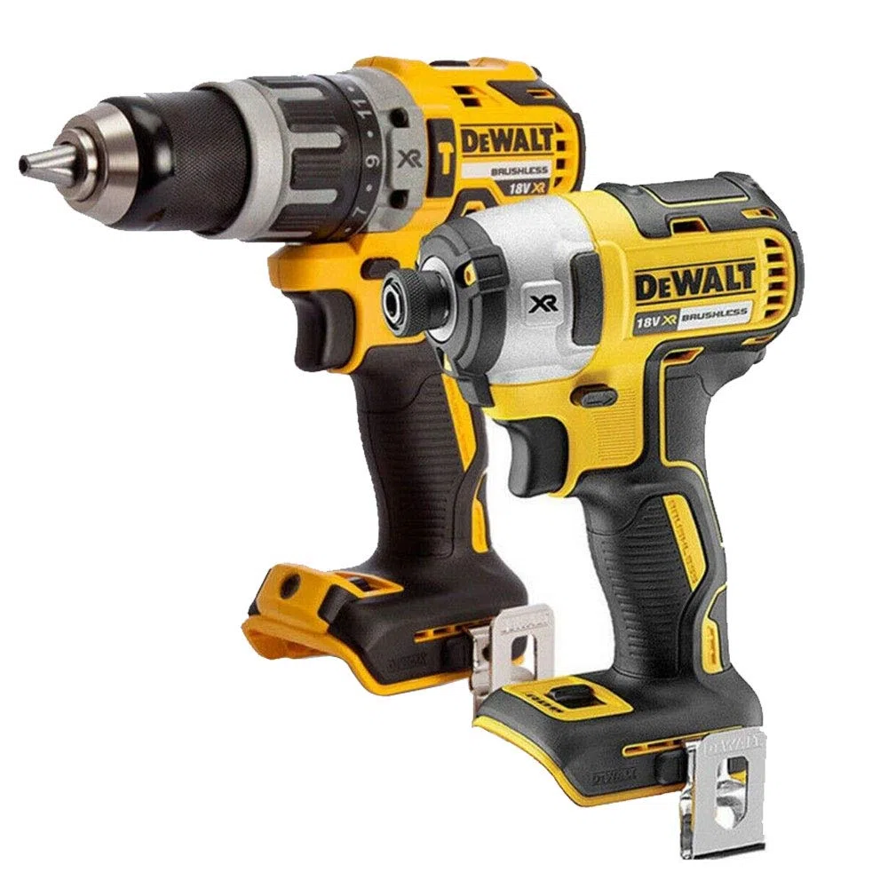 Dewalt Avvitatore a percussione senza spazzole XR, 18 V, DCF887N e trapano combinato DCD796N, confezione doppia