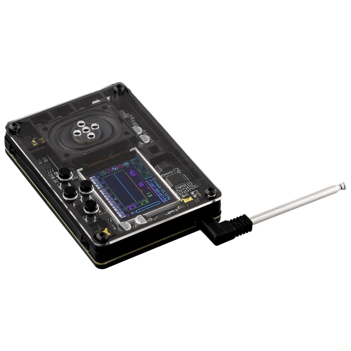 Creative Musical - Mini strumento elettronico Theremin con schermo a colori, dispositivo musicale elettronico portatile per onde sonore e display di intonazione