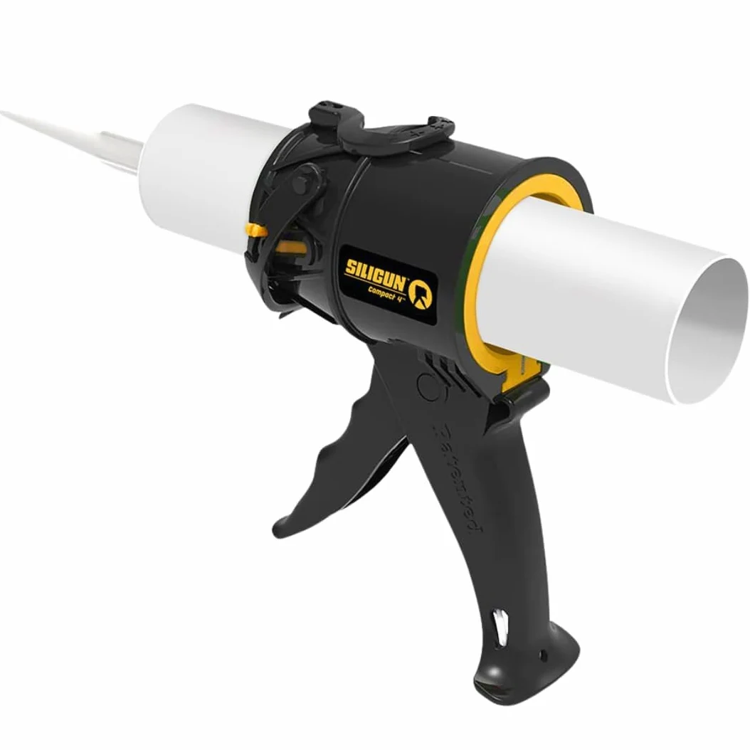 SILIGUN™ Gen-3 - Pistola per sigillatura compatta, senza gocciolamento, design brevettato, telaio in ABS leggero, funziona con tutti i tubi da 283,5 g