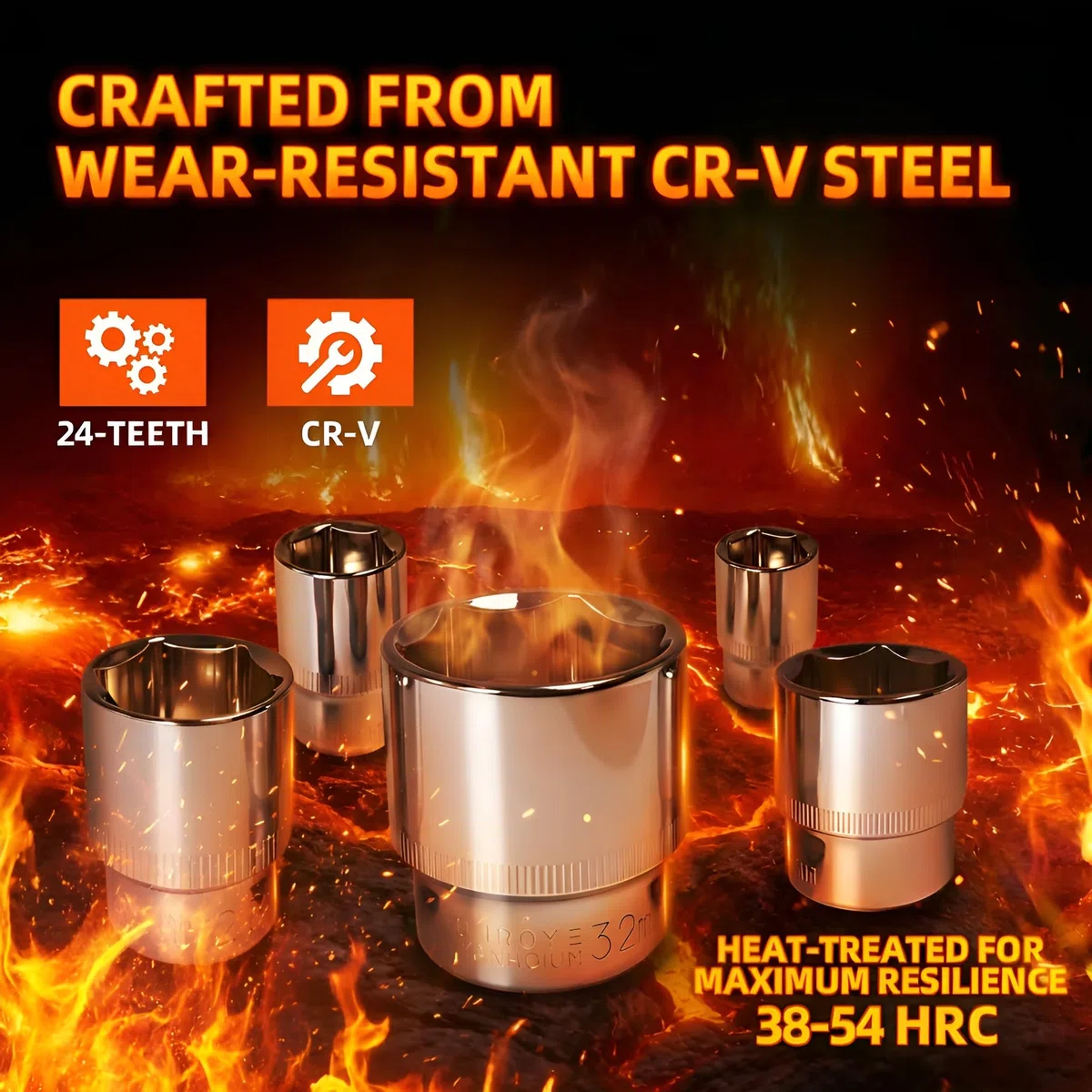 Set di chiavi a bussola e cricchetto da 172 pezzi, kit professionale per meccanica, set completo di chiavi a bussola con attacco da 1/4", 3/8", 1/2", punte, custodia per riparazione auto e fai