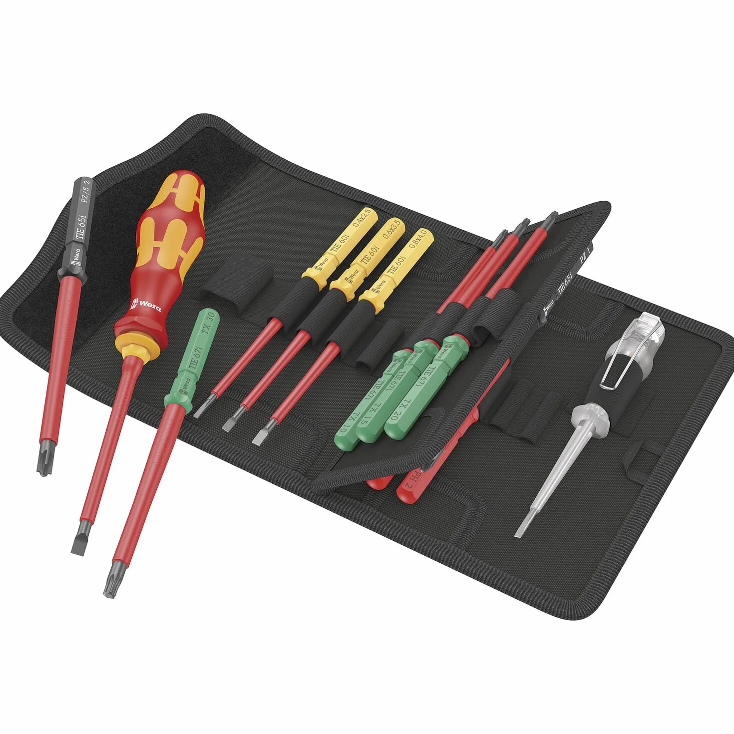 Wera Kraftform Kompakt VDE 16 Universal 1 Tool Finder, 16 pezzi
