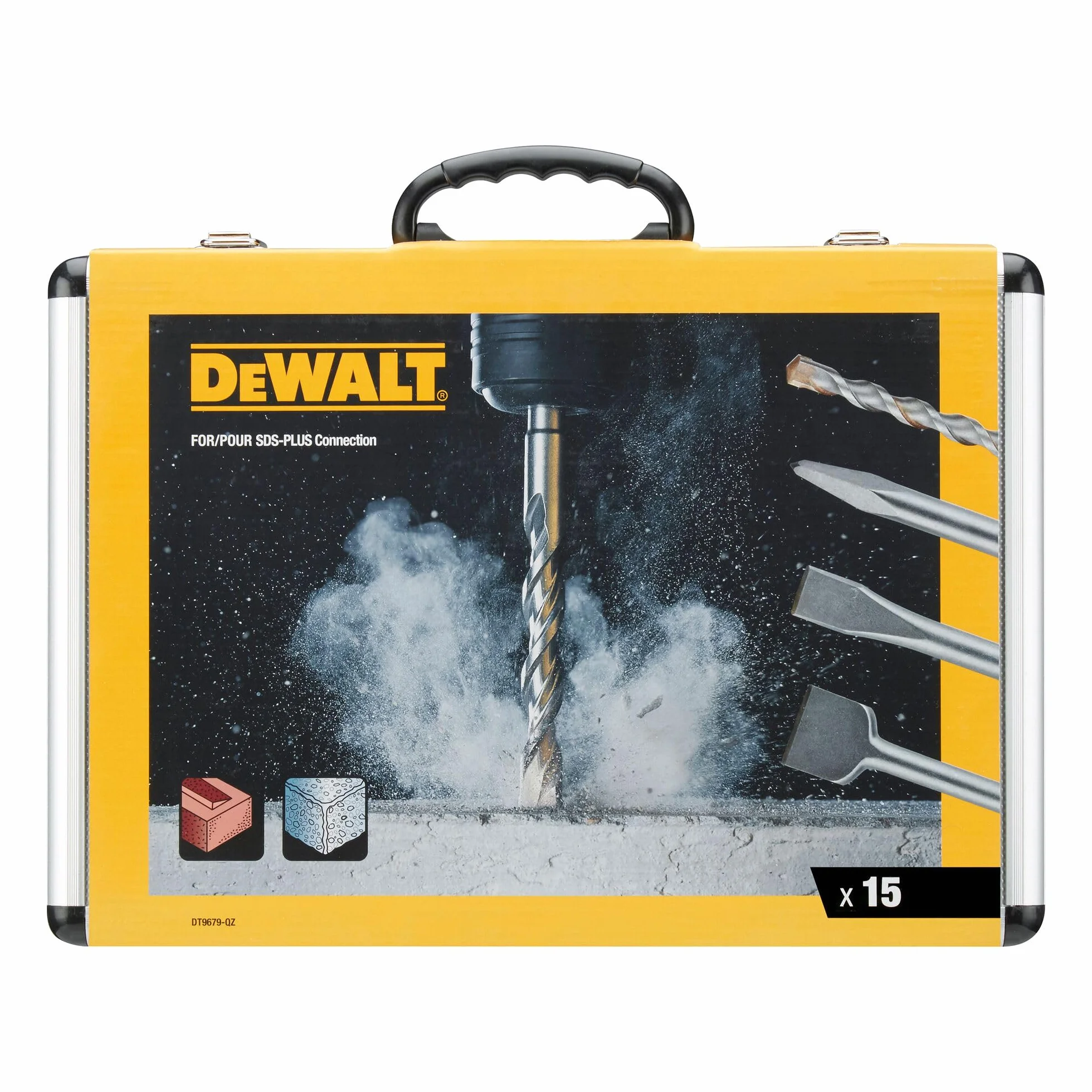 DEWALT DT9679-QZ Set 15 Pezzi Contenente: 6 Punte Lunghezza 110Mm M