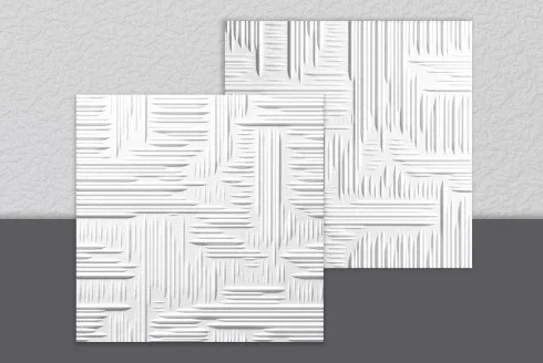 18 MQ PANNELLI SOFFITTO DECORATI IN POLISTIROLO EFFETTO 3D LILLE cm 50 x 50