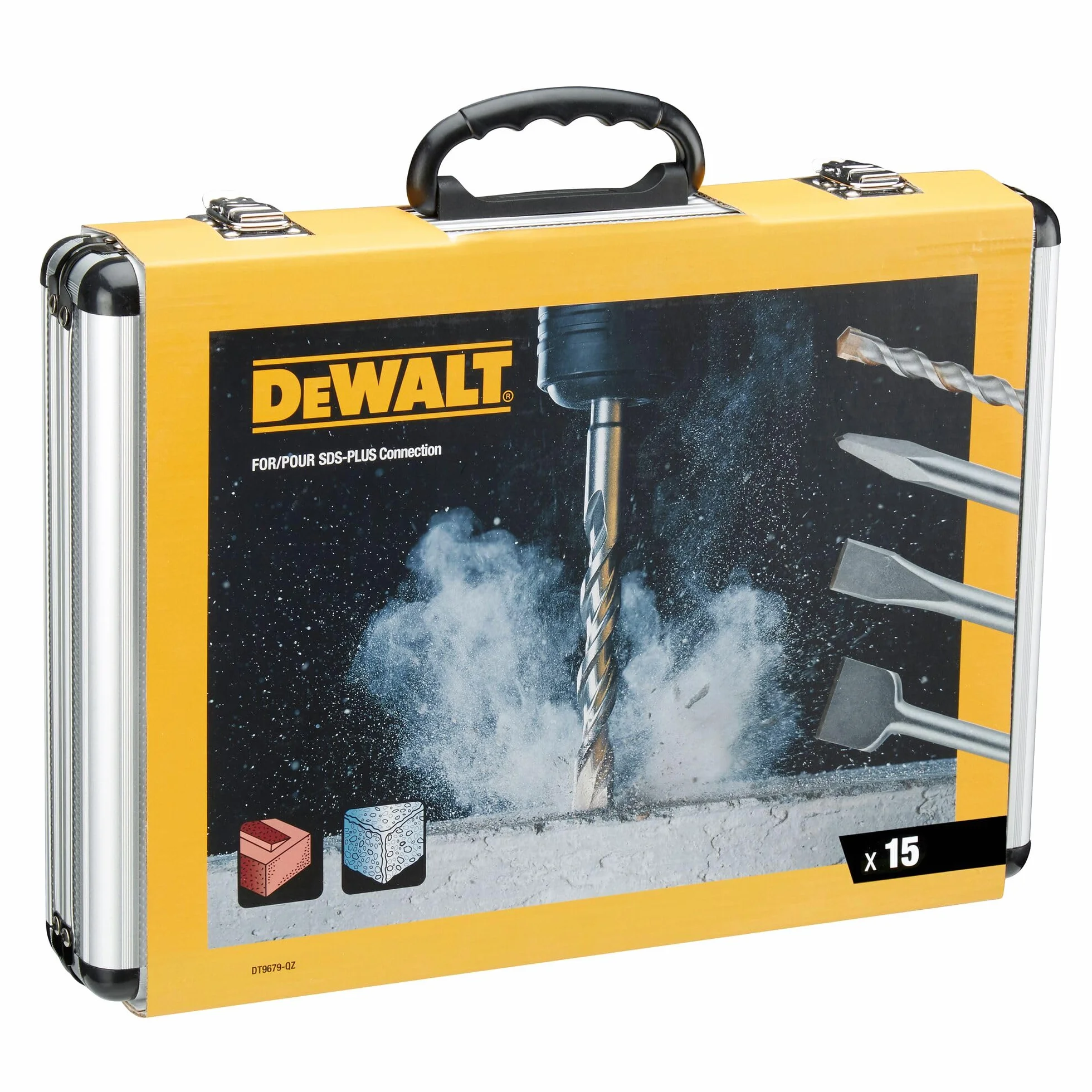 DEWALT DT9679-QZ Set 15 Pezzi Contenente: 6 Punte Lunghezza 110Mm M