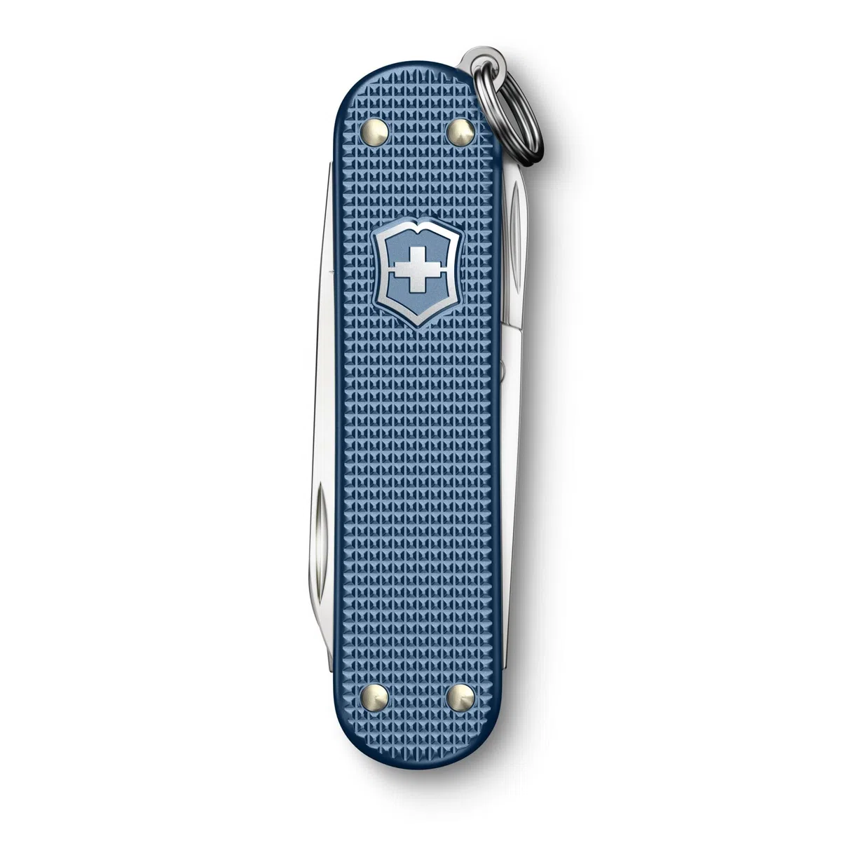 VICTORINOX Multiuso Classic Precious Alox, 5 Funzioni, Made in Switzerland, con Forbici, Cacciavite, Anello Portachiavi, in Scatola Regalo