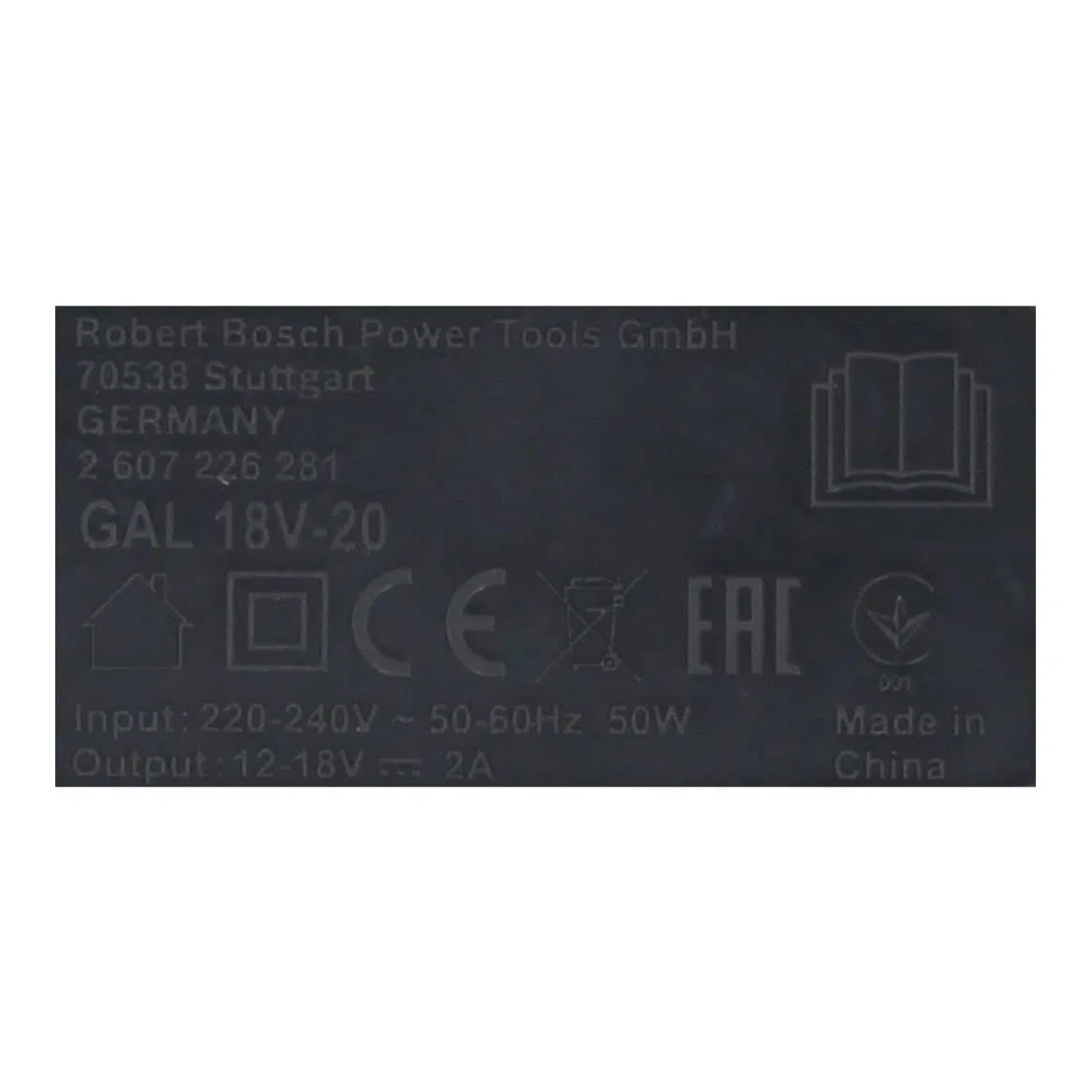Bosch Caricatore GAL 18V-20 Professional – 2607226281