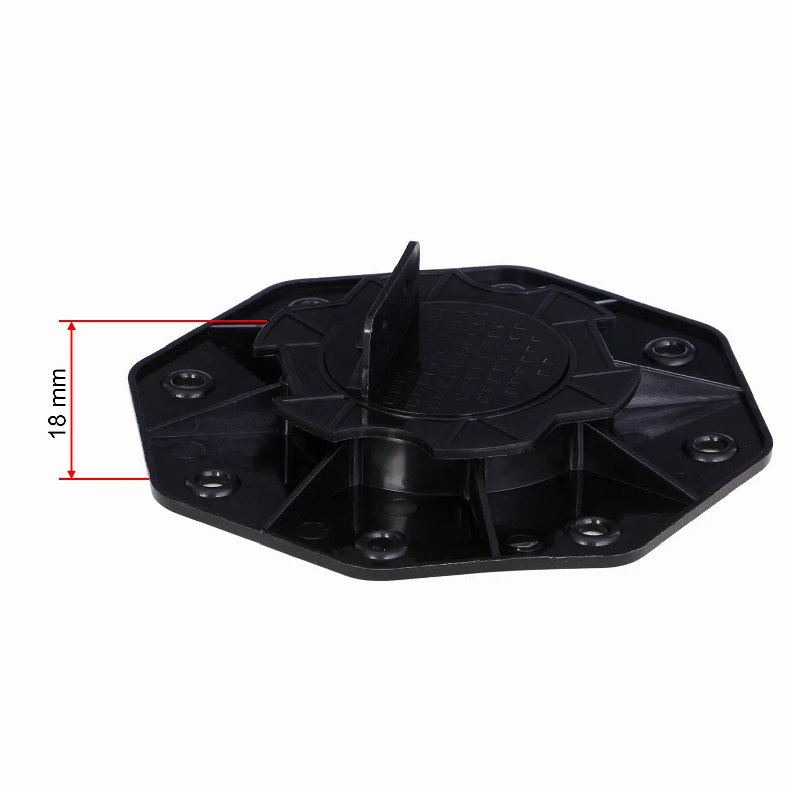 XPOtool Set 20 supporti per pavimenti galleggianti, Altezza regolabile 18-25mm Max 2700 kg, Piedini per Decking