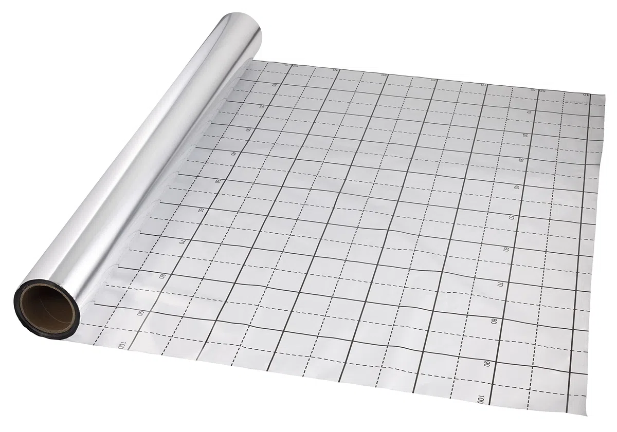 Rotolo di Pellicola in Alluminio Riflettente 50x1 m | Isolamento Termico Ottimale per Pavimento Radiante | Facile da Posare | NOYON & THIEBAULT