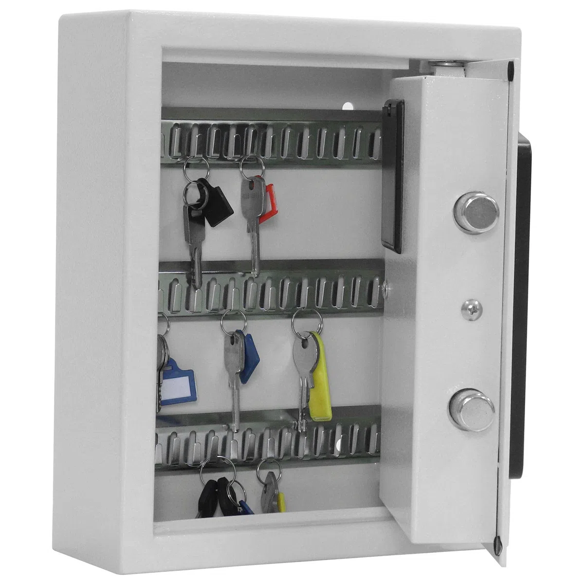 Rottner cassaforte per chiavi Keytronic 20 con serratura elettronica, grigio, 20 portachiavi inclusi gratis