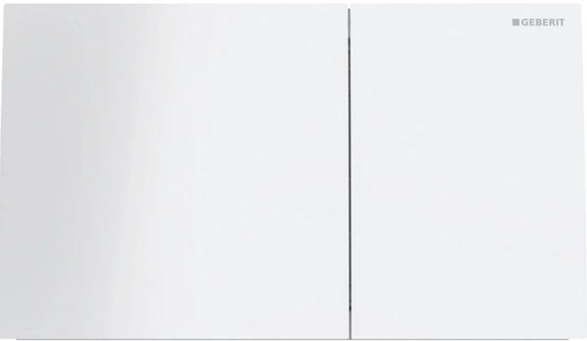 Geberit Sigma70 Placca di comando per WC (Vetro bianco) | 115.622.SI.1