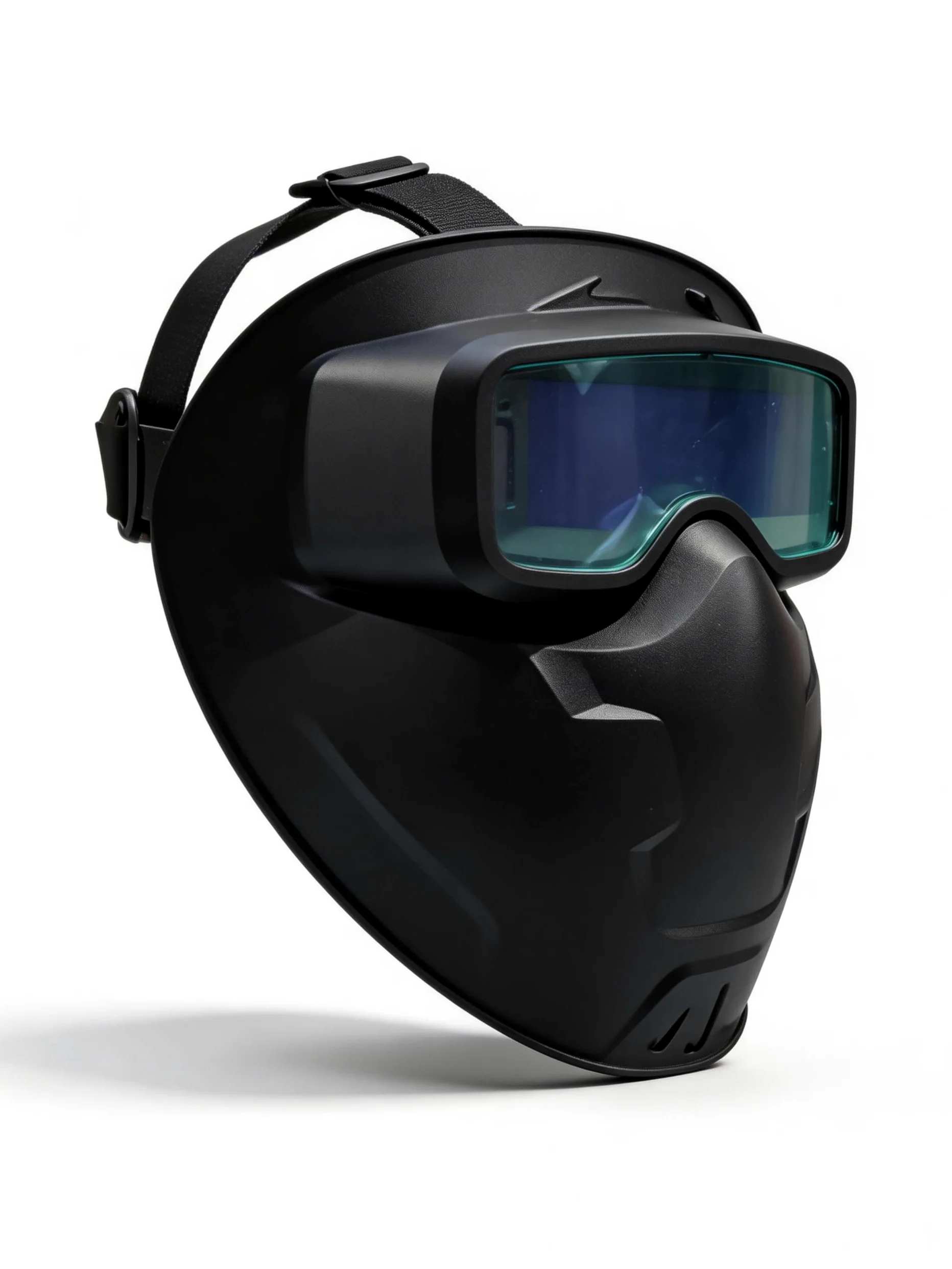 Maschera per saldatura elettronica Solter S-Mask 15 | Visore ampio 111x39 mm | Oscuramento automatico DIN 5-13 | Leggero, compatto e compatibile con piccoli occhiali