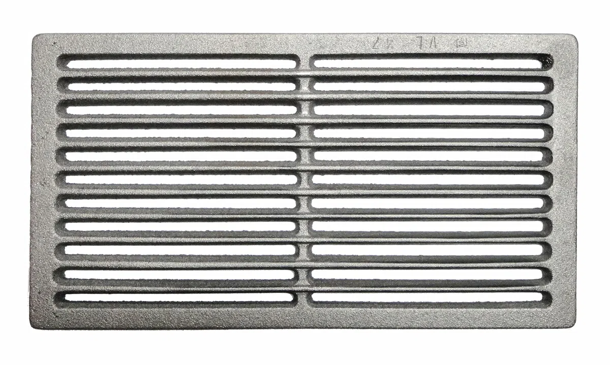 Griglia in ghisa per stufa cucina e caminetto caduta cenere 400 x 220 mm. - K6866/1
