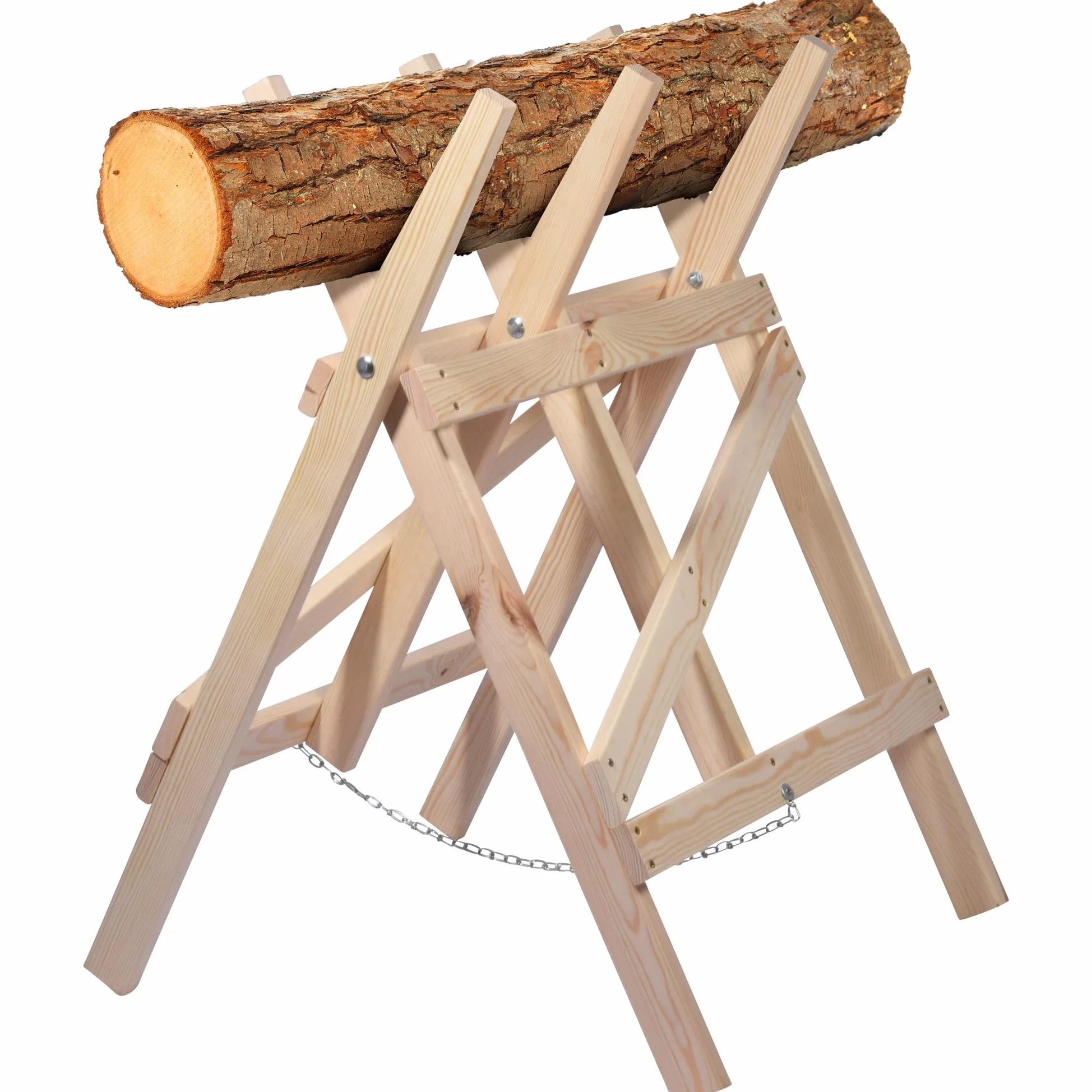dobar 56080FSCe Cavalletto, Naturale, 64 x 64 x 94 cm