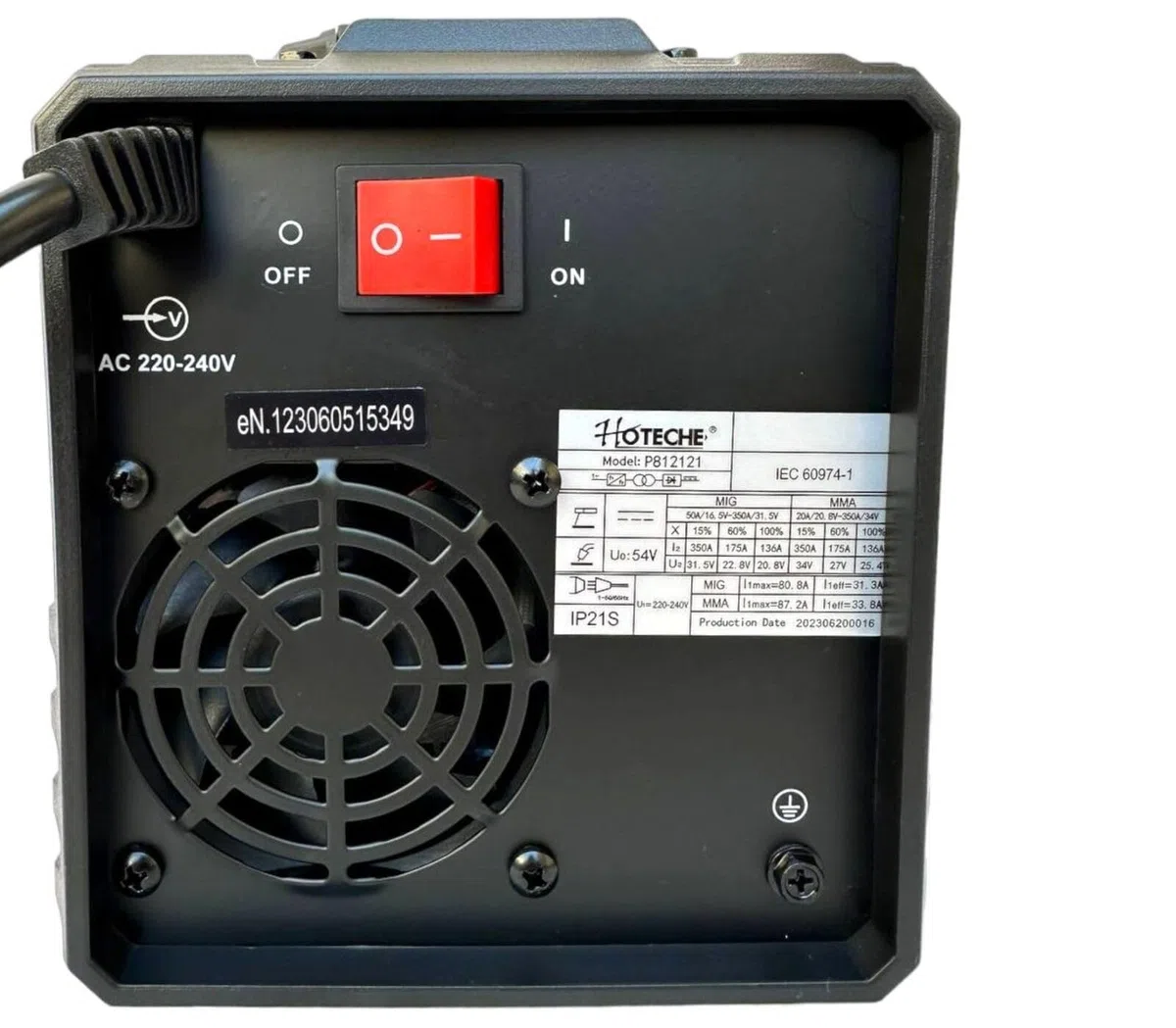 Saldatrice Multifunzione IGBT Inverter MMA + MIG Filo Continuo NO GAS 400A con Display Digitale Ventola di Raffreddamento Saldatrice Portatile Saldatura MIG MMA include Maschera, Torcia e Bobina