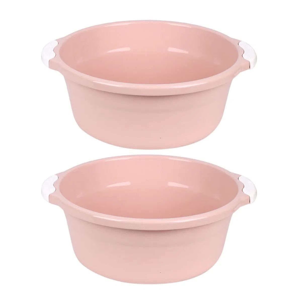 CLISPEED 2 Pezzi Bacino in Plastica Rosa per Lavare i Piedi e Viso, Multifunzione senza Odore, Materiale Pp Resistente per Bagno e Cucina