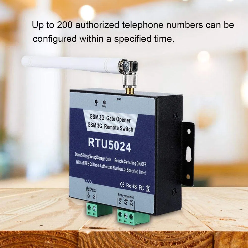 Apriporta per cancello GSM, di allarme per controllo accessi di sicurezza domestica con interruttore on/off remoto Chiamata SMS gratuita