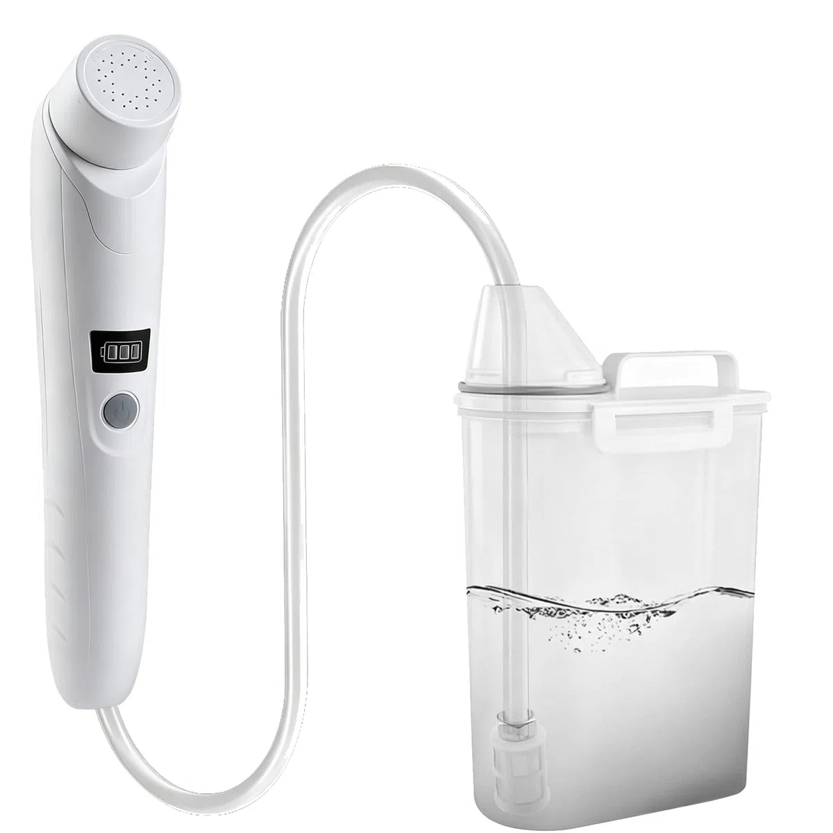 Bidet Portatile Post Parto, Bidet Portatile da Viaggio, Peri Bottle Post Parto con 3l Serbatoio d'acqua, Ricaricabile Doccetta Elettrico Portatile per Camper Doccia Igiene Personale Cura Femminile