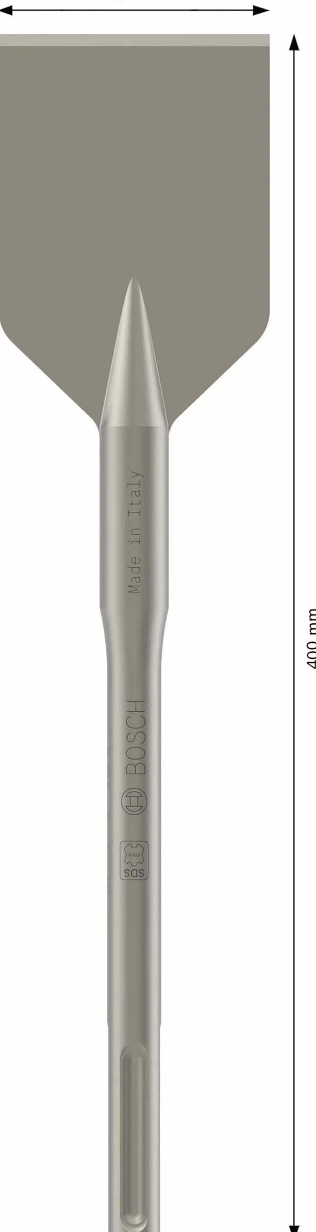 Bosch 1x Scalpello PRO SDS max per asfalto (per Asfalto, Asfalto, Ø mm, Professional Accessorio Martello perforatore, Sezionatori)