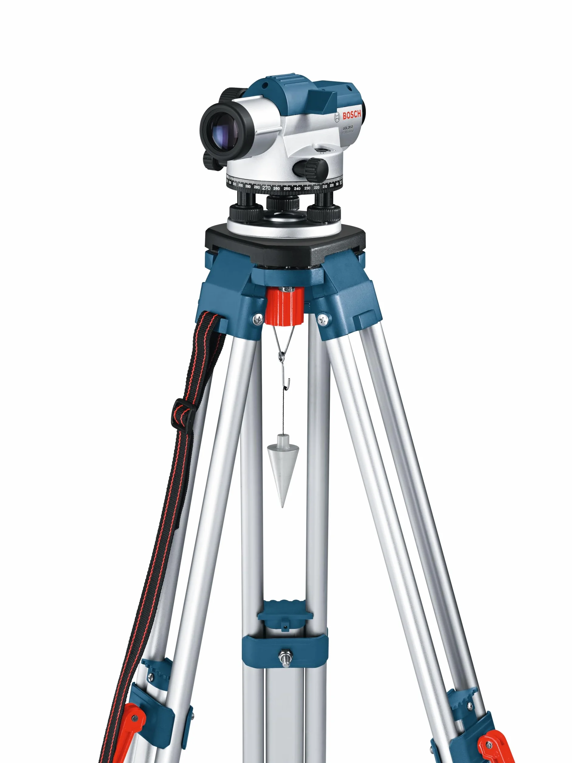 Bosch Professional Livella Ottica GOL 26 D (Ingrandimento 26X, Unità di Misura: 360 Gradi, Raggio D'Azione: Fino A 100 m, In Valigetta)