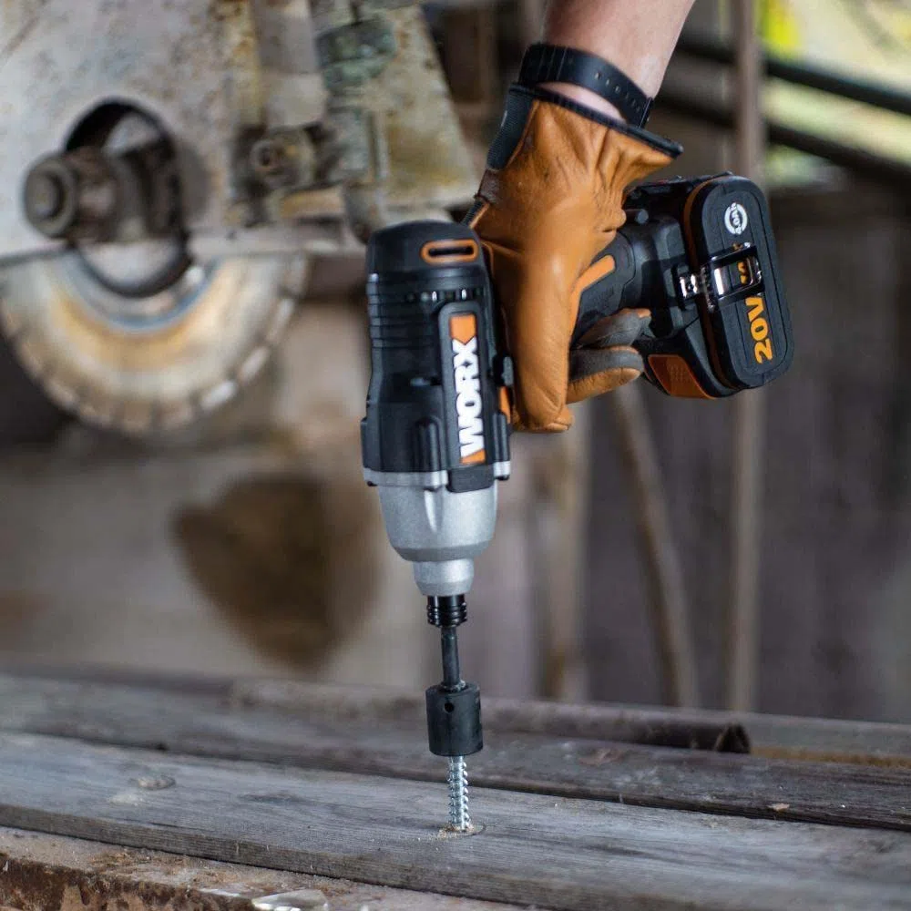 Worx WX291.9 Avvitatore ad impulsi brushless a batteria 20V-170nm. solo corpo macchina