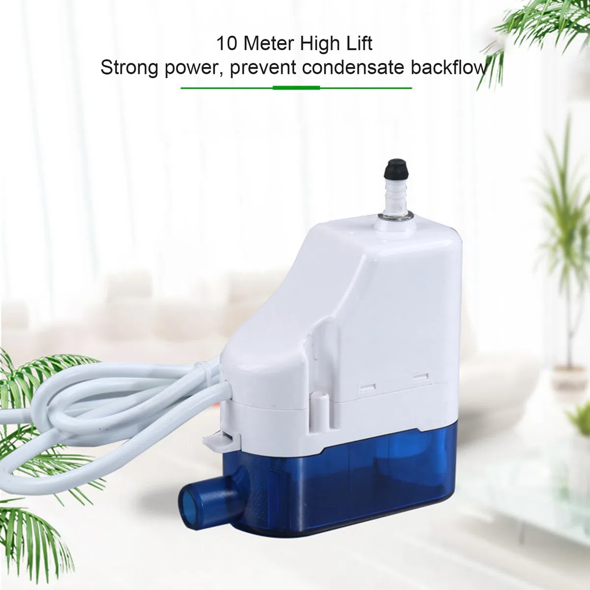 Pompa di Condensa Automatica, Pompa di Scarico CA, Mini Pompa Silenziosa per Rimozione Condensa con unità 1-3 a Parete Serbatoio Acqua 0,07 Litri per Condizionatore D'aria,