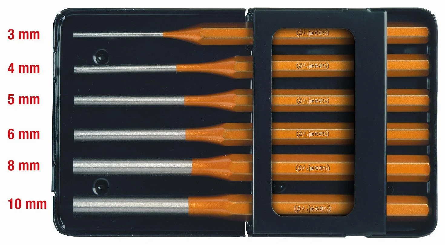 KS Tools 162.0370 Serie di Cacciaspine, 6 Pezzi
