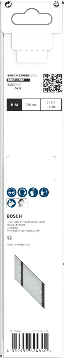 Bosch PRO Metal Sandwich precise T1018AFP - 5 lame per seghetto alternativo (per metallo sandwich, metallo sandwich, lunghezza 250 mm, accessori professionali)