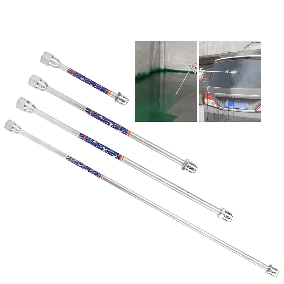 Asta di Prolunga Per Spruzzatore Airless, Asta di Prolunga Per Spruzzatore Asta Universale Per Pistola a Spruzzo Per Vernice Attrezzo Manuale Forniture Hardware Per Pistola a Spruzzo(50cm)