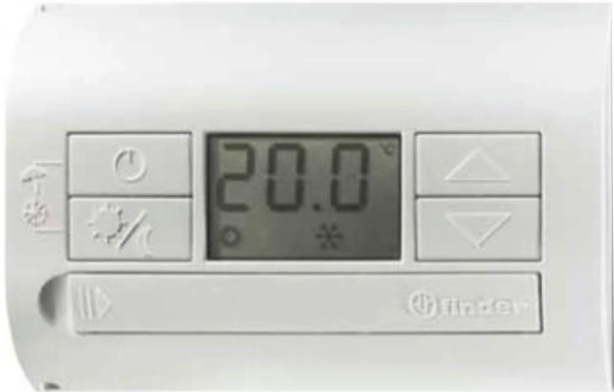 Finder Serie 1t - Termostato da parete 1 contatto 3vdc