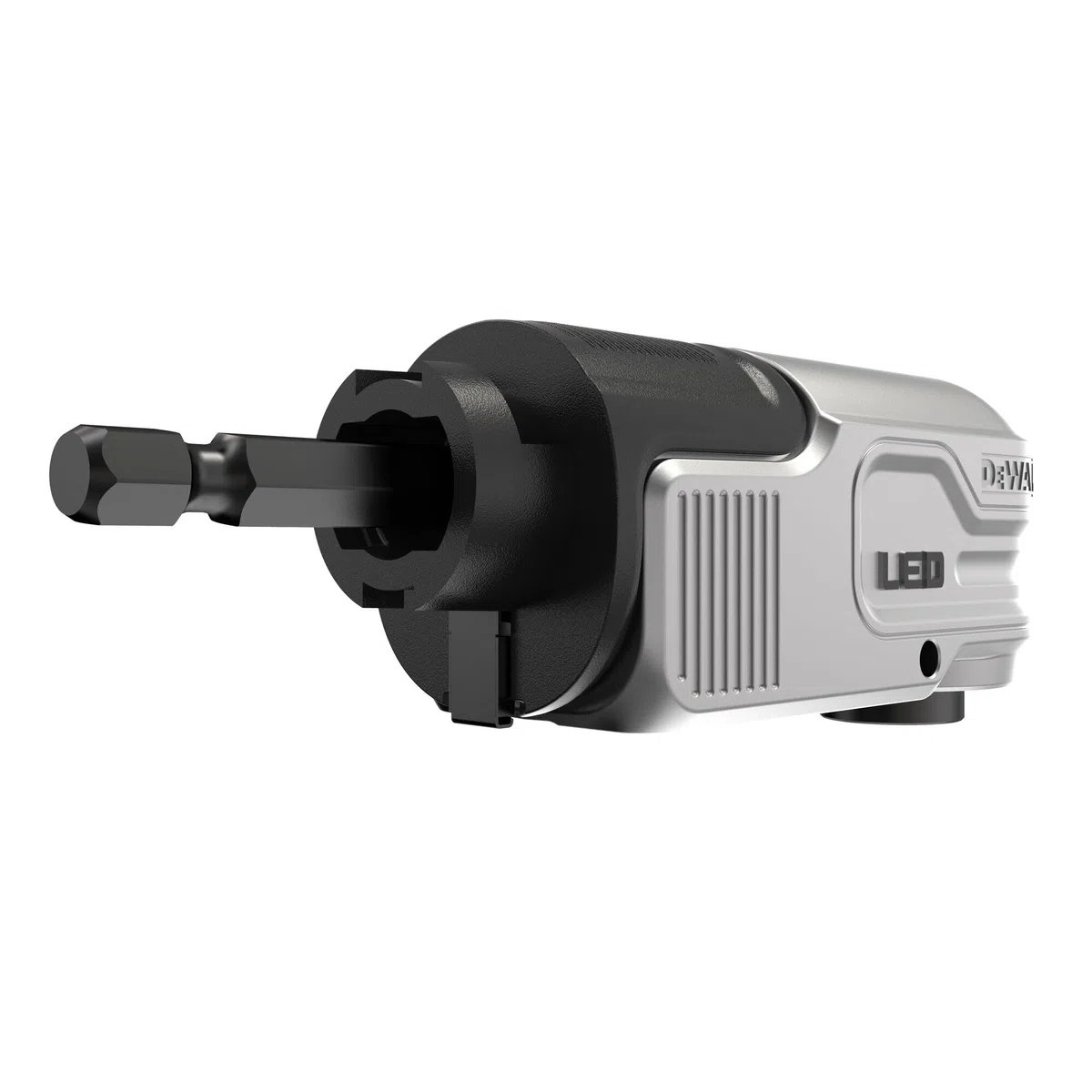 DEWALT TESTA AD ANGOLO CON LUCE LED 1/4'', DTLRA-QZ