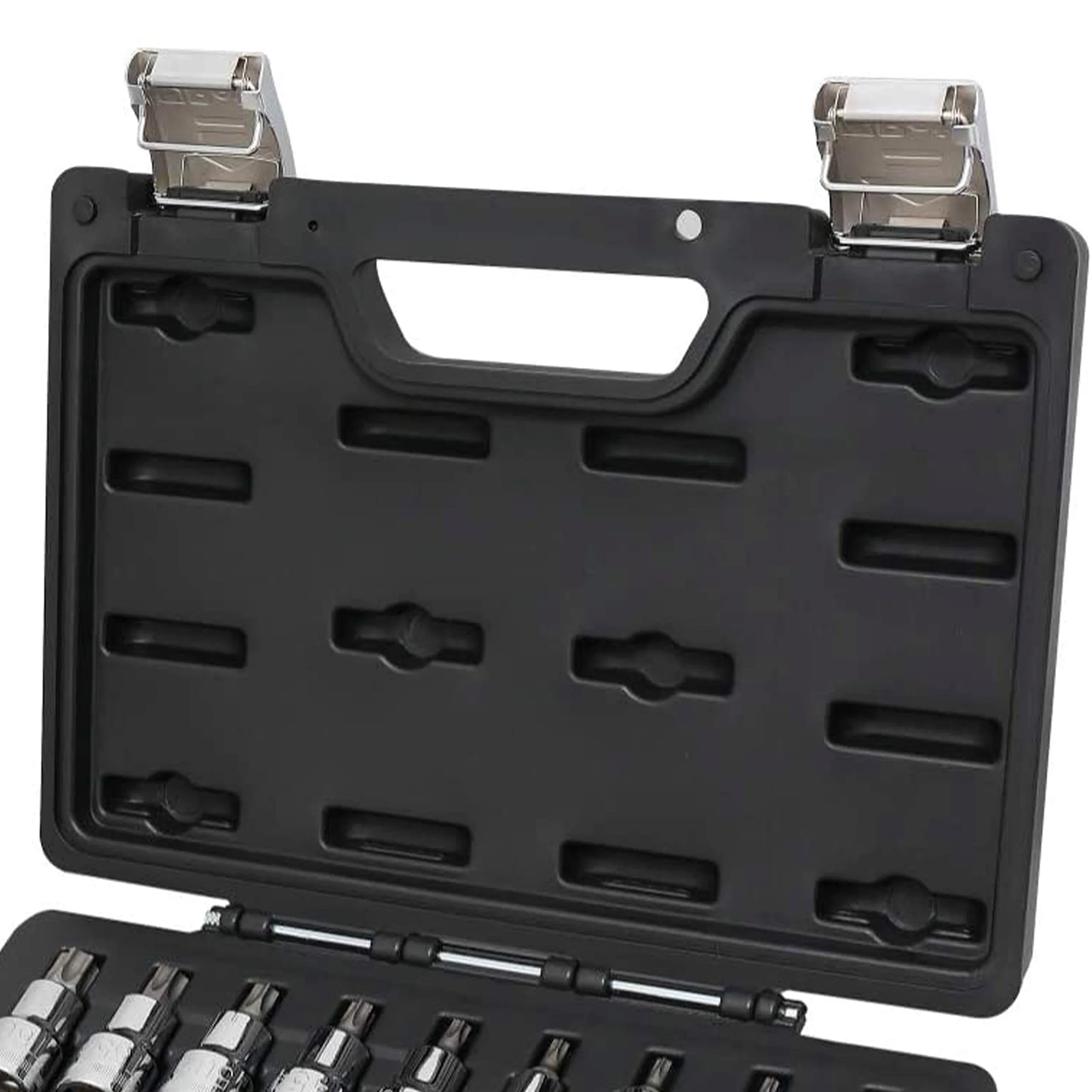 Beta 923E-FTX/C17 - Assortimento di 17 chiavi a bussola per viti con profilo Torx in cassetta di plastica