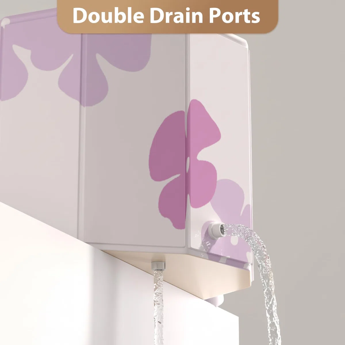 Vasca da bagno pieghevole per adulti – Vasca da bagno indipendente portatile, ideale per SPA a casa, all'aperto e per la famiglia 120 x 52 x 45 cm (bianco)