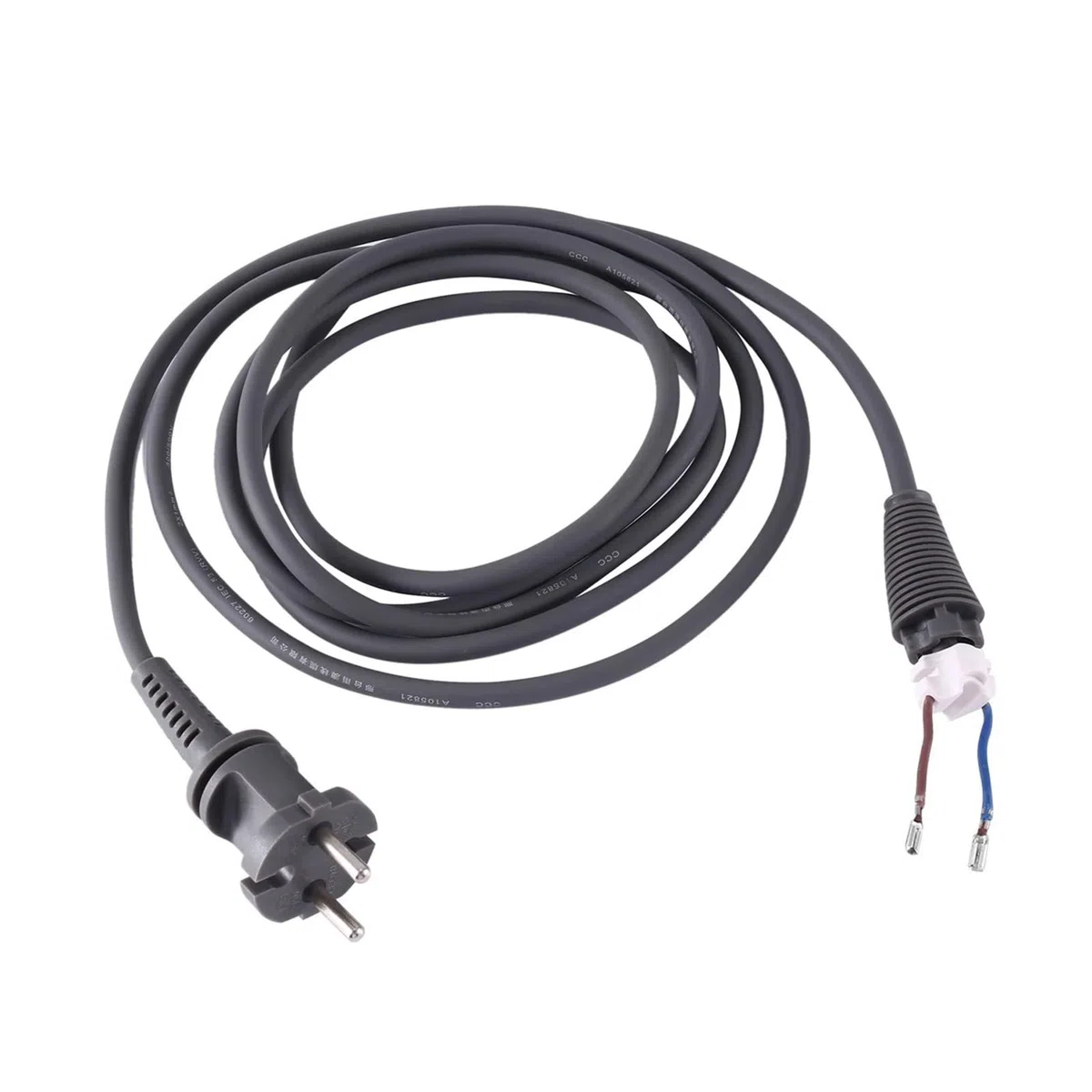 Brand New And Cavo di Alimentazione Universale da 1,8 m Compatibile con asciugacapelli Dyson HD01/02/03/04/07/08/15 - Accessori compatibili con Spina UE