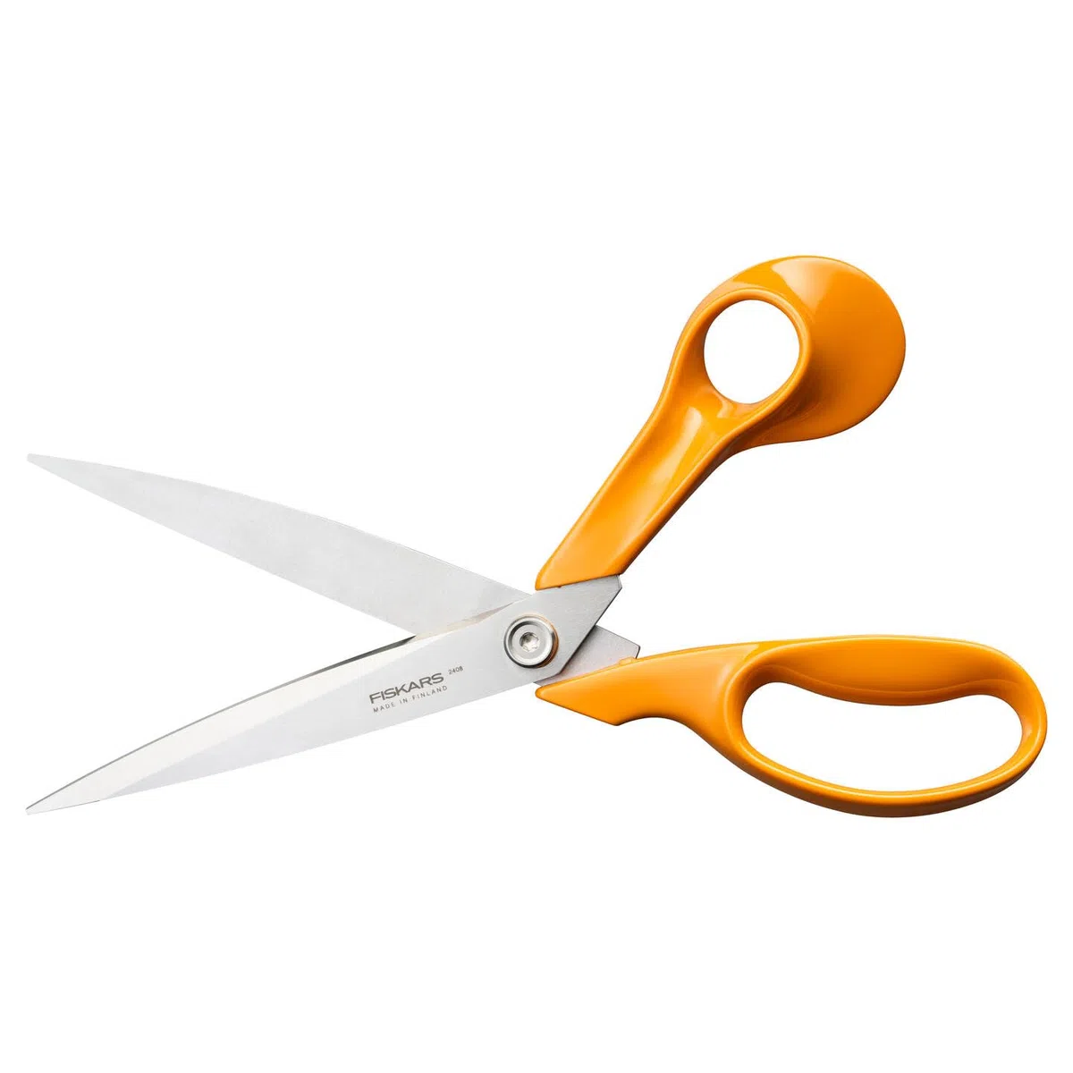 Fiskars Classic, Per Destrimani, Lunghezza Totale: 27,5 cm, Vite Torx Migliorata e Impugnatura più Ergonomica, Acciaio/Plastica di Qualità, Arancione, 1075056