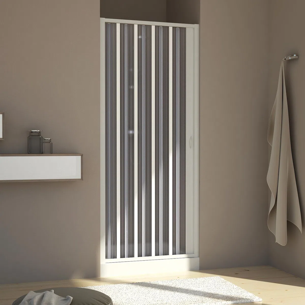 Porta Doccia 60CM H185 PVC mod. Aura Laterale