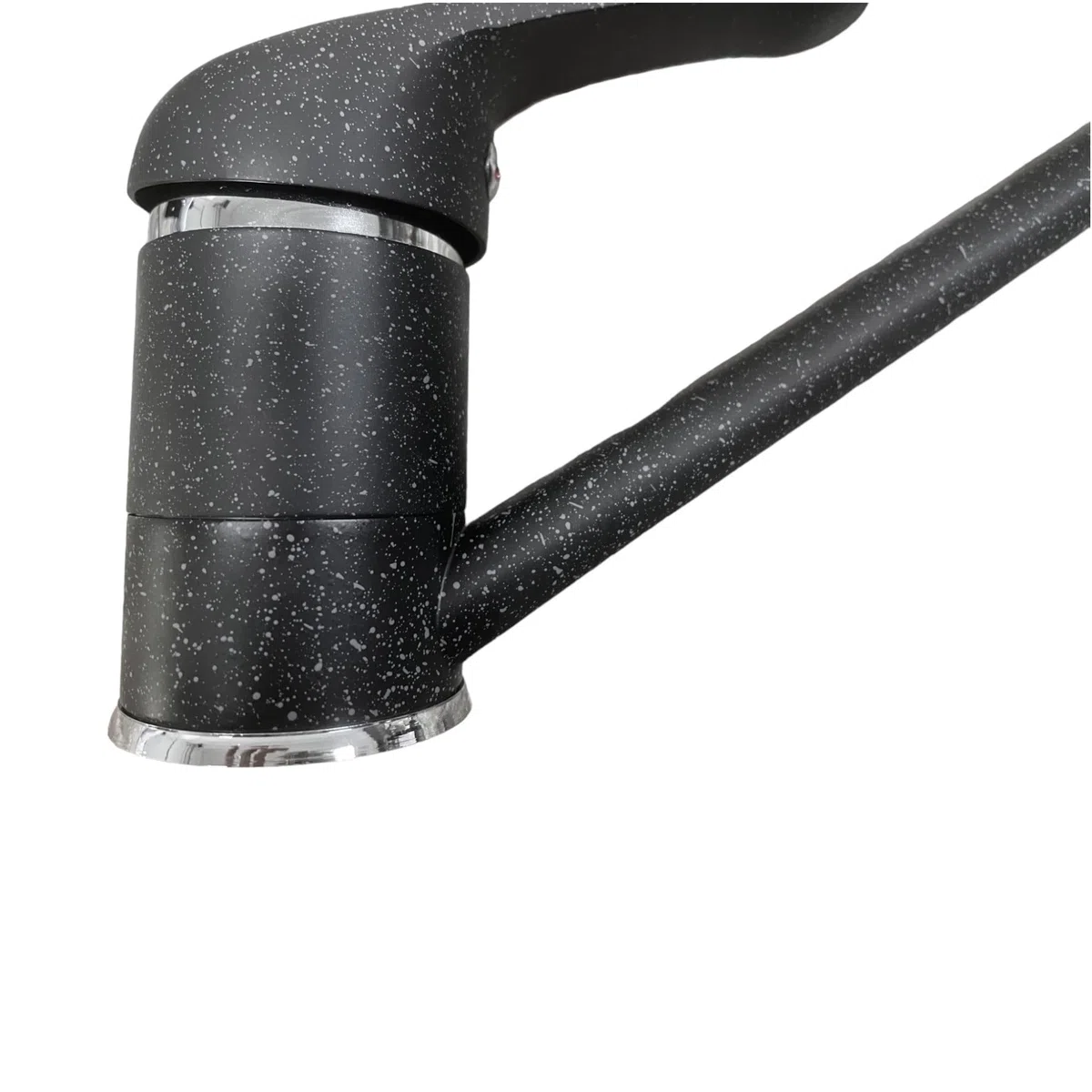 Rubinetto Miscelatore Effetto Granito Nero Opaco in Ottone Pesante – Design Moderno, Eleganza e Resistenza per Cucina e Bagno