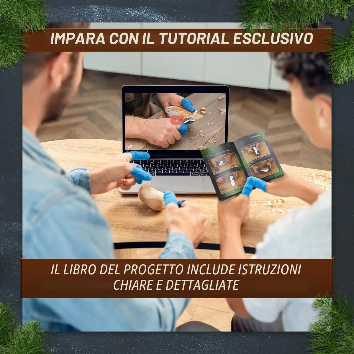BeaverCraft - Kit completo per principianti in legno di ciliegio, per principianti, adulti e adolescenti, per intagliare gli uccelli, per hobby (blocco extra di tiglio)