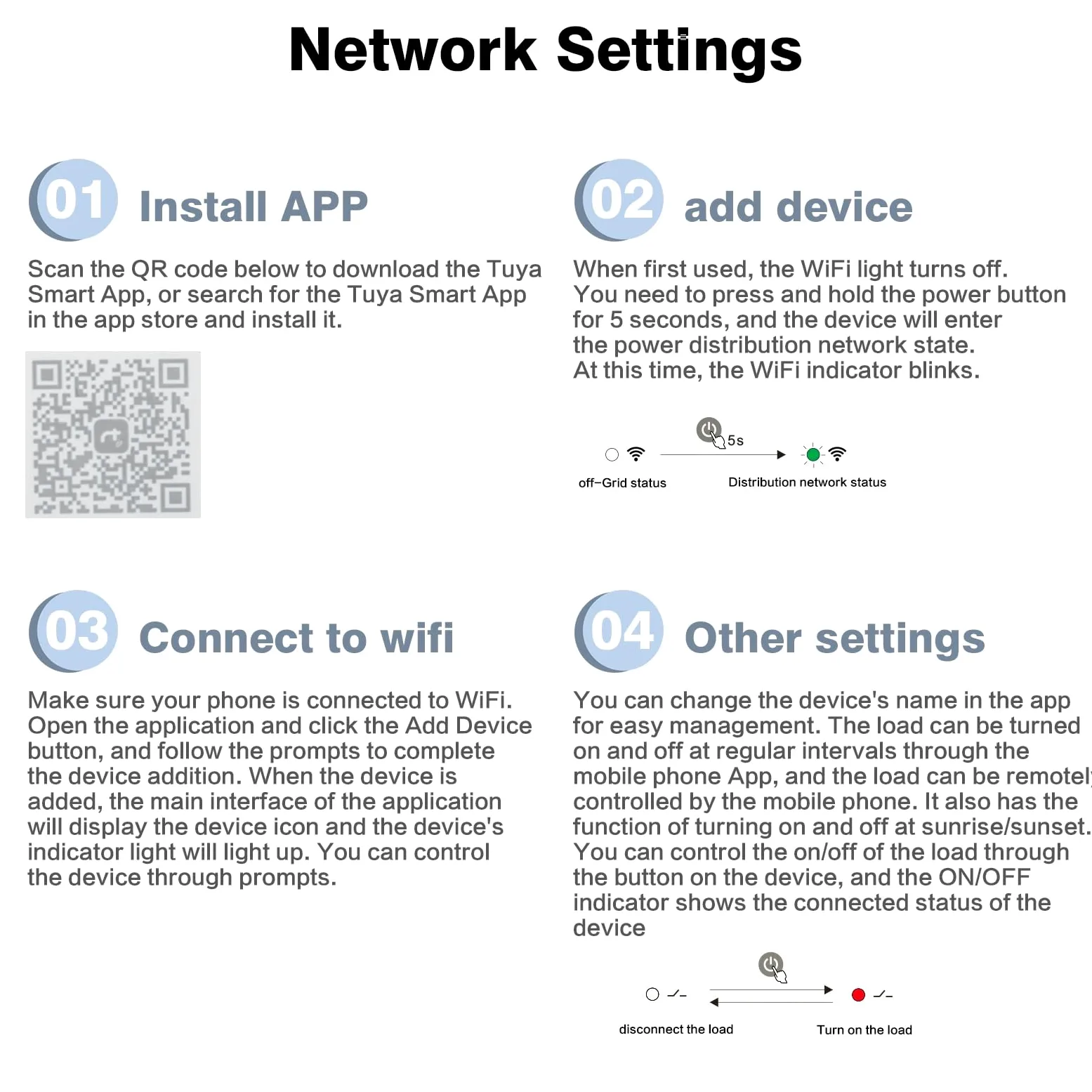 Interruttore wifi Interruttore smart Interruttori Tuya controllato timer intelligente 220V relè wifi dispositivi Smart Life GTS8 W (4P 63A top feed)