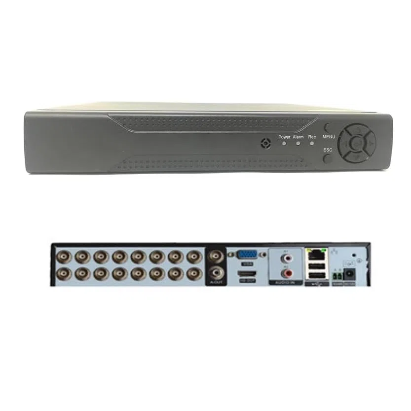 DVR VIDEOSORVEGLIANZA 16 CANALI FULL HD IBRIDO AHD NVR AHD COULD MOBILE APP IP TV
