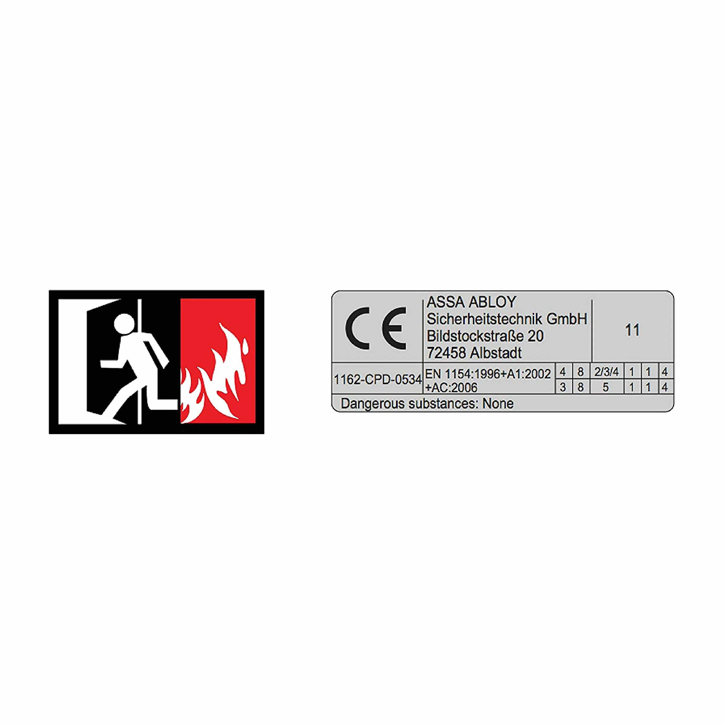 Yale DC140-0-D9005 Chiudiporta senza braccio articolato, nero/bianco, DC140