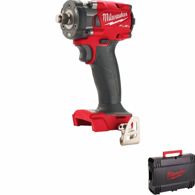 Milwaukee Akum. smūginis veržliasukis M18 FIW2F12-0X 339Nm su lagaminu (Be akum. ir kroviklio)