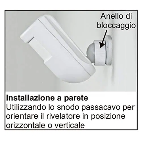 DG12 - Rivelatore a doppia tecnologia: infrarossi passivi e microonde