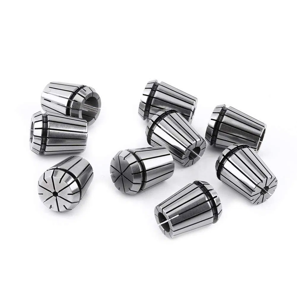 Set di pinze a molla ER32 9 pezzi, mandrino ER32 2mm-20mm, per macchina incisione per il controllo di macchine CNC e utensili tornio di fresatura, 10-20mm