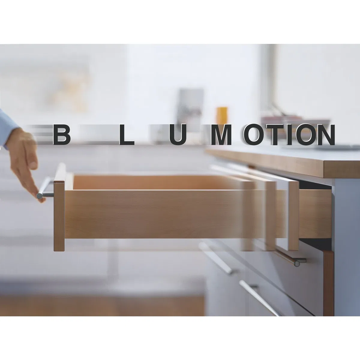 Gedotec Guide per cassetti con estrazione totale da 600 mm e ammortizzazione Blumotion, con sistema Blum Tandem 560H6000B, portata:40 kg, estrazione di cassetti soft-closing conattacchi
