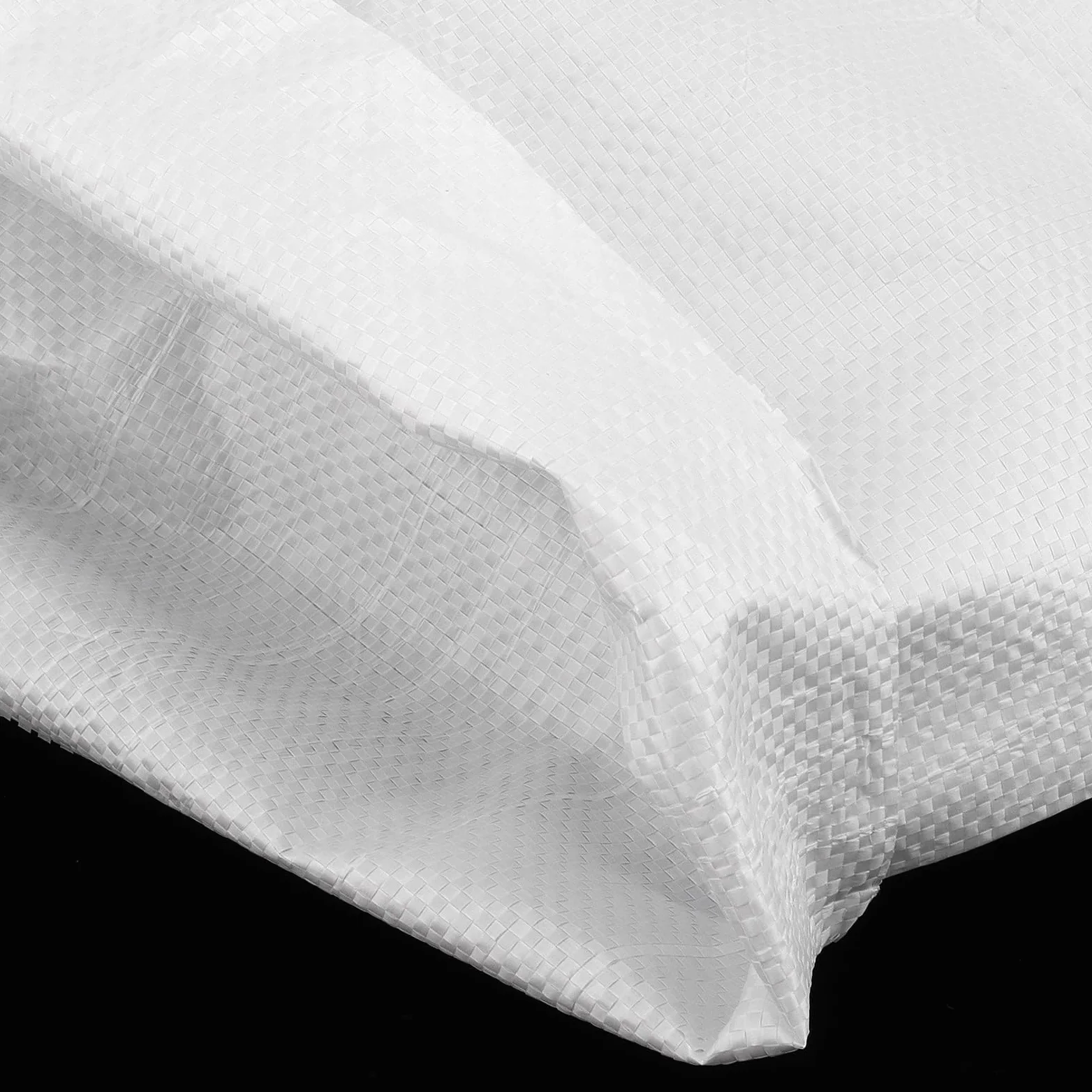 SEUNMUK 50 Sacchi di Sabbia Vuoti 45 x 77 cm in Polipropilene Bianco, Antiallagamento per Protezione Inondazioni, con Fascette da 20 m