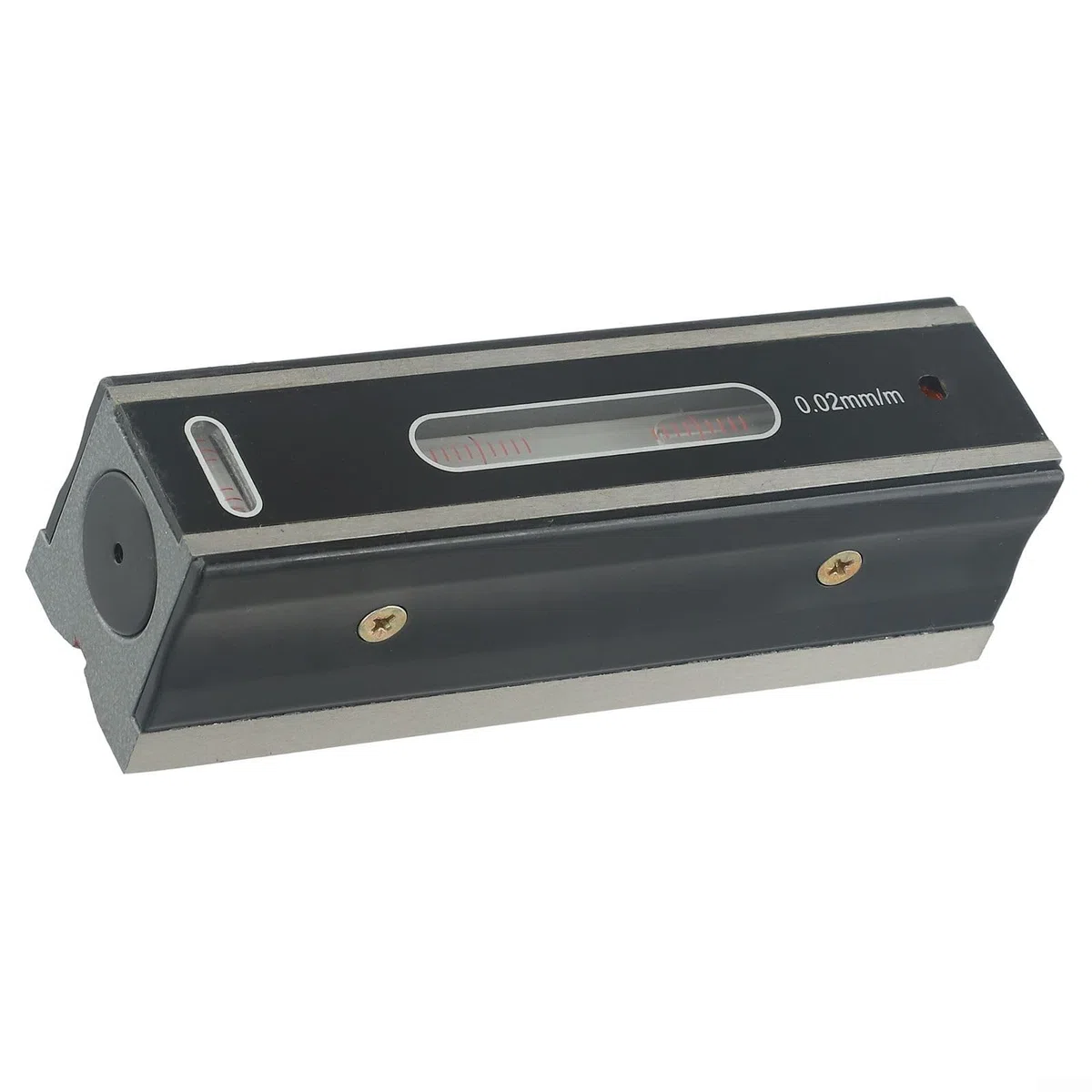 Livella di precisione, 0,02 mm, 100/150/200, livello industriale, strumento di misurazione con custodia in legno per una conservazione facile e per sicura (150 mm)