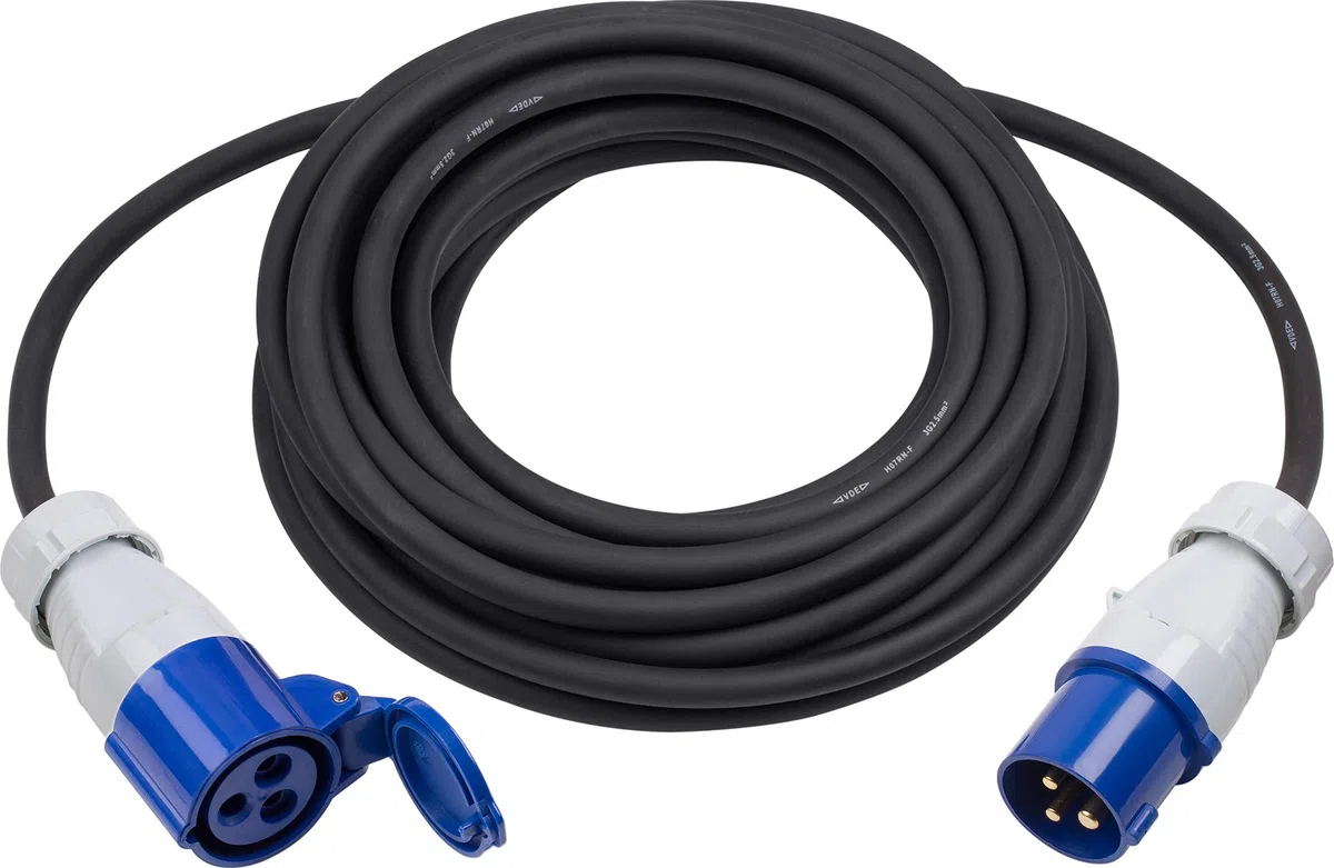 Meister Cavo di prolunga CEE 10m - 16A / 230V - IP44 - per esterni (IP44) - H07RN-F3G 2,5mm²