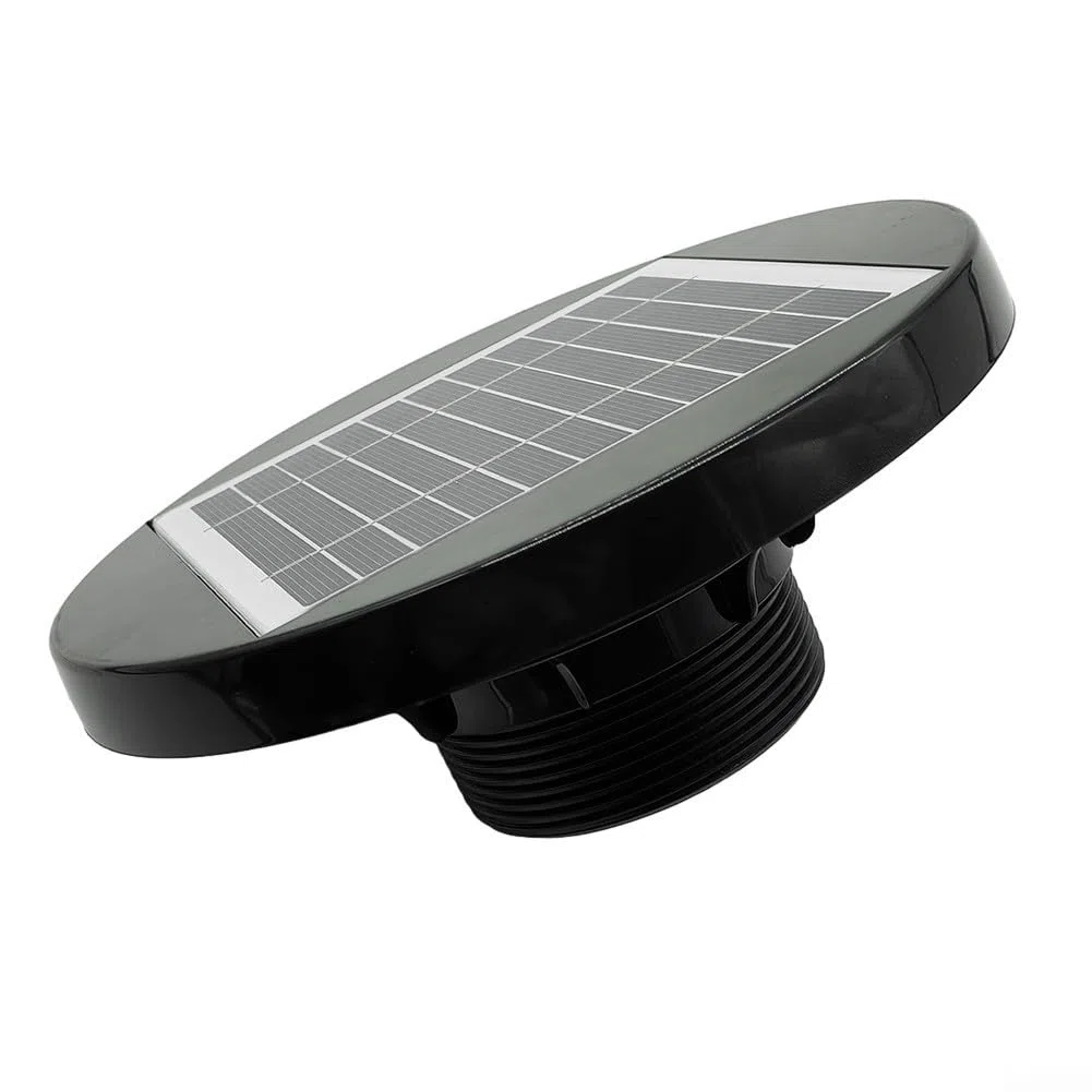 Ventilatore da tetto ad energia solare, ventilatore rotante a energia solare, 2500 giri al minuto, ventilatore a energia solare, per barca, camper, serra, capanno, roulotte
